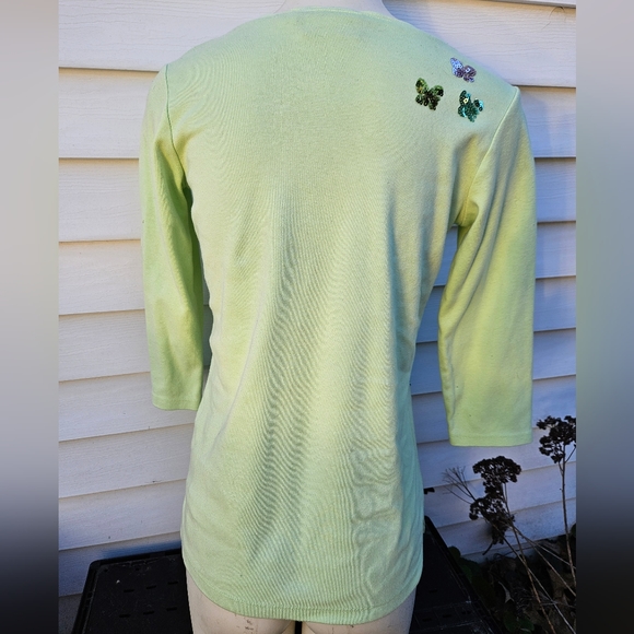 Quacker Factory Butterfly 3/4 Sleeve - Picture 2 of 11